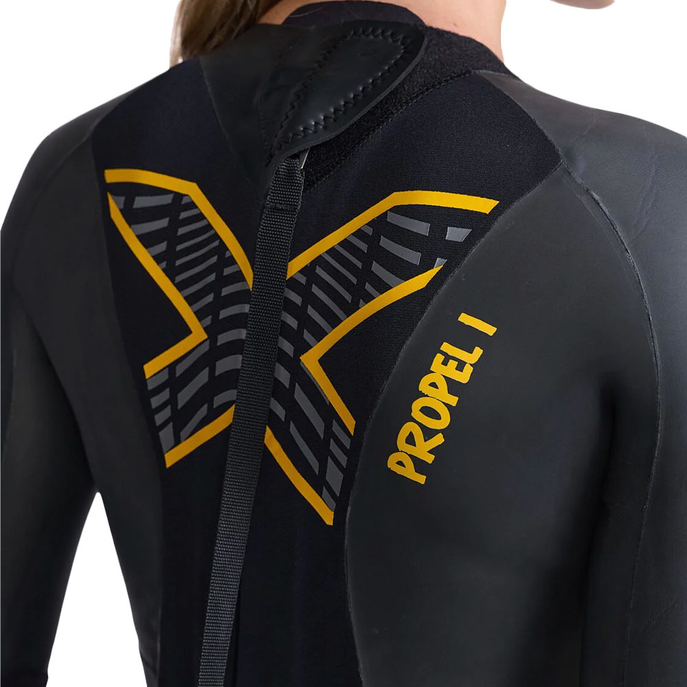 2026 2XU Womens P:1 Propel Swim Wetsuit WW4994c - Black / Ambition